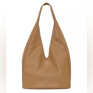 Elegant Tan Leather Tote Bag